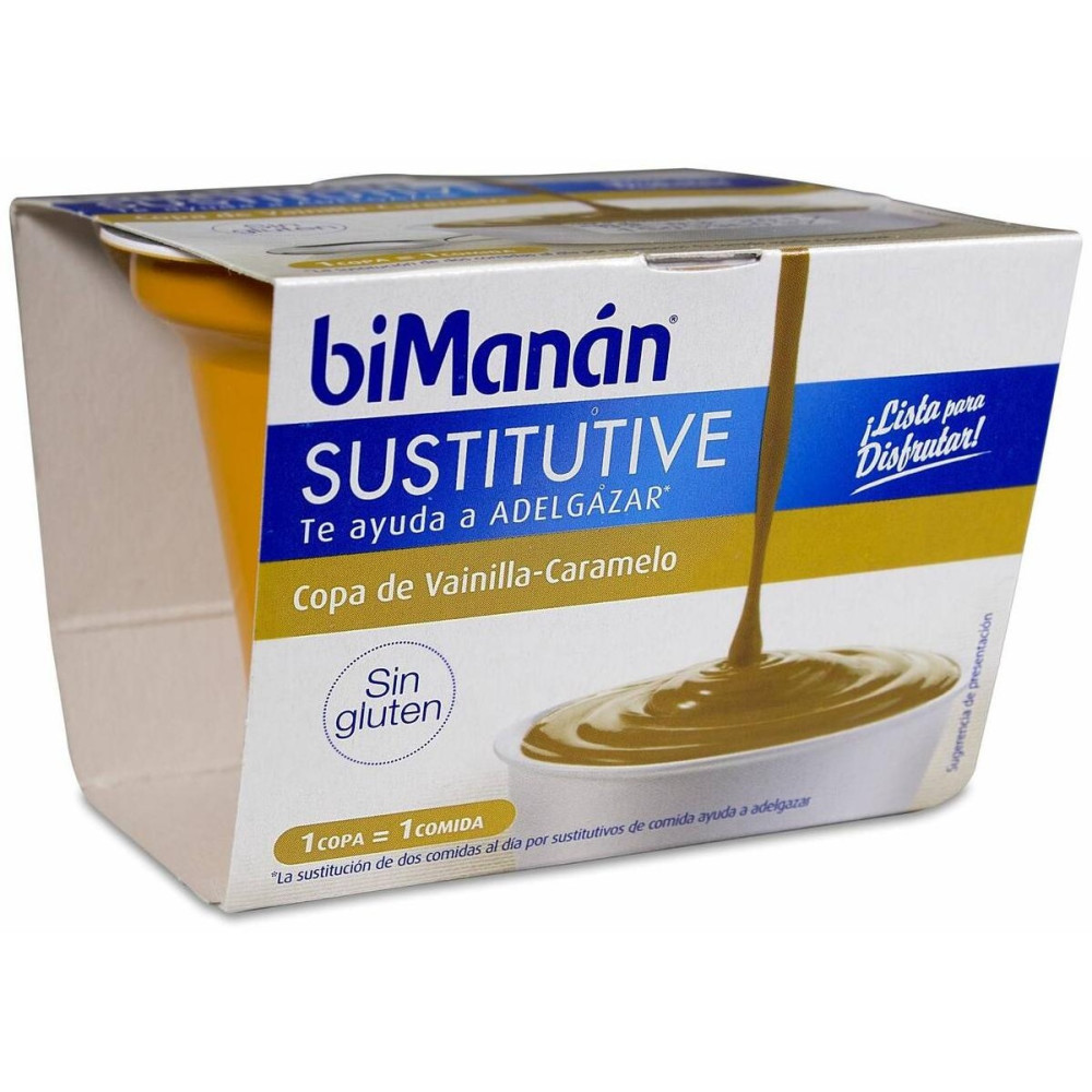 Bimanán Sustitutivo Copa De Vainilla Caramelo 210G