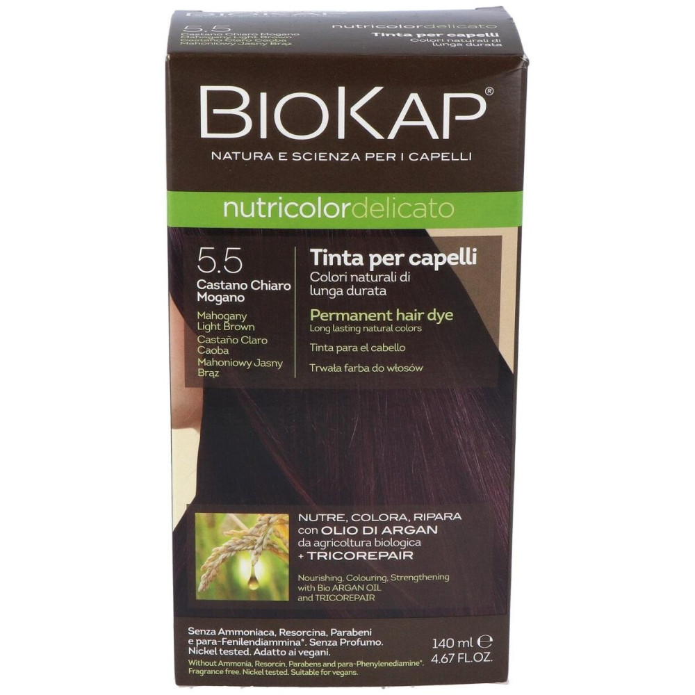 Tinte Castaño Claro Caoba 140Ml 5.5 Delicato