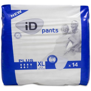 Id Pants Plus Talla Xl, 14 Uds