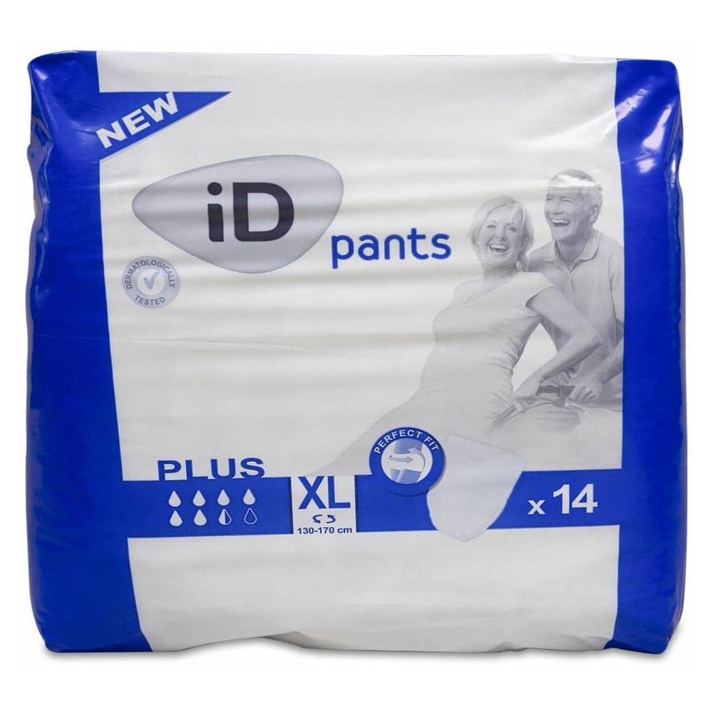 Id Pants Plus Talla Xl, 14 Uds
