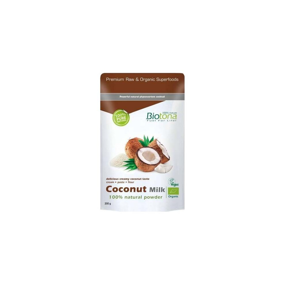 Coconut Milk Powder Leche De Coco Natual 200Gr Bio
