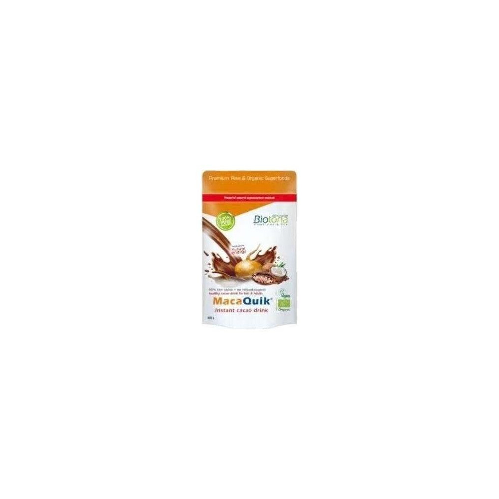 Biotona Maca Quik Instant Cacao Drink Bio 200G