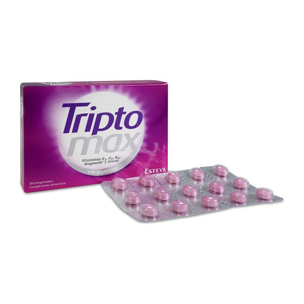 Triptomax. Triptófano, Hierro, Magnesio Y Vitamina B6, B3 Y B5 30Comp