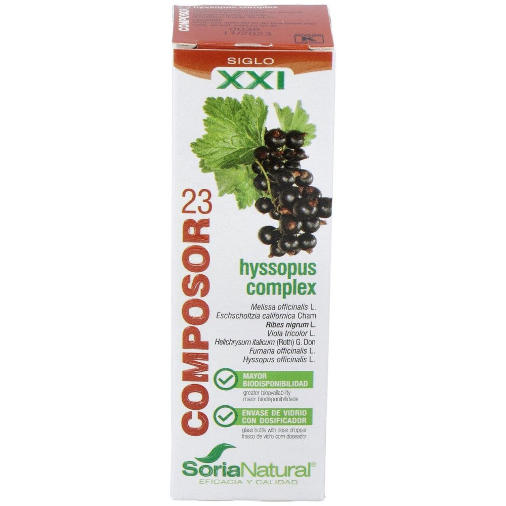 Soria Natural Composor 23 - Hyssopus Complex 50Ml