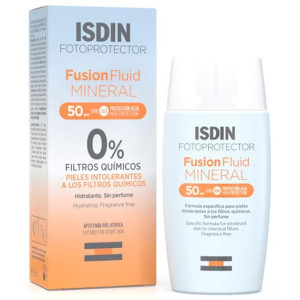 Fotoprotector Fusion Fluid Mineral 0% Filtros Químicos Spf50+ 50 Ml