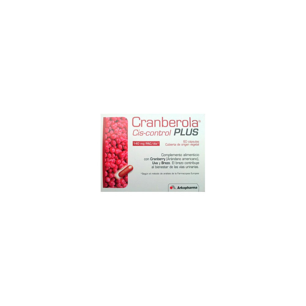 Arkopharma Cis-Control Cranberola Plus Con Brezo, 60 Cápsulas