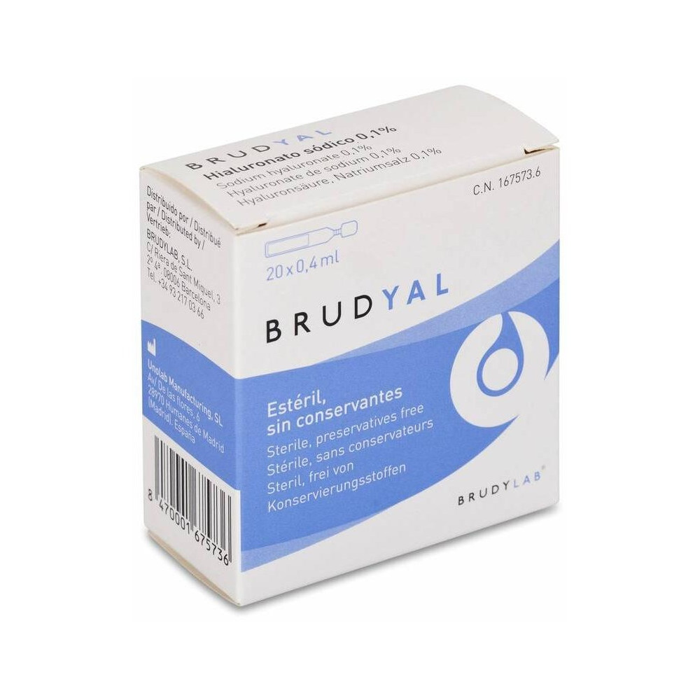 Brudyal Solución Humectante 0.4Ml X 20Uds