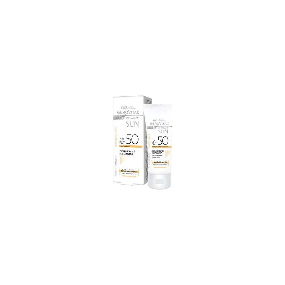Gerovital Crema Solar Spf50 Tono Natural 50Ml.