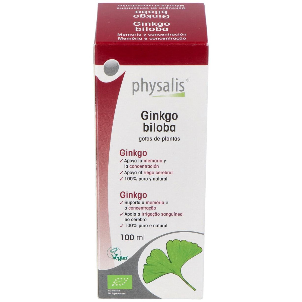Physalis Ginkgo Biloba Extracto Hidroalcoholico Bio 100Ml