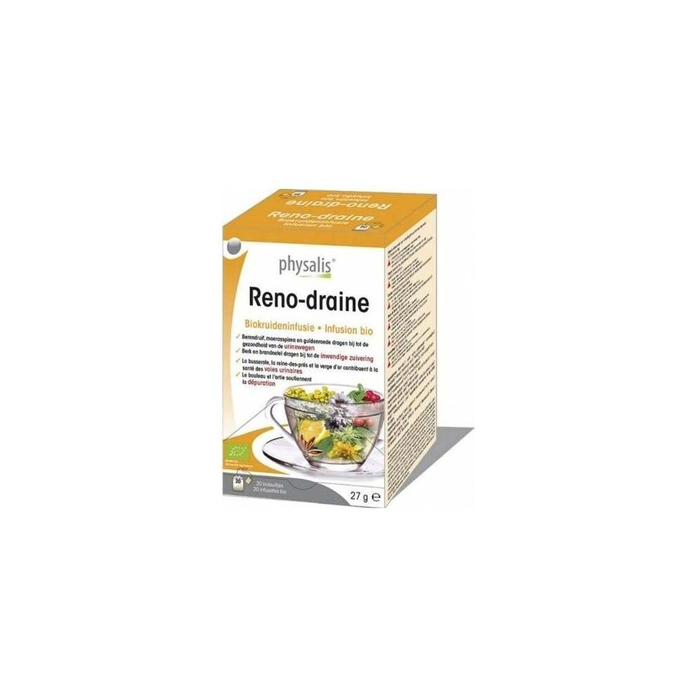 Physalis Reno Draine Infusion Bio 20 Filtros