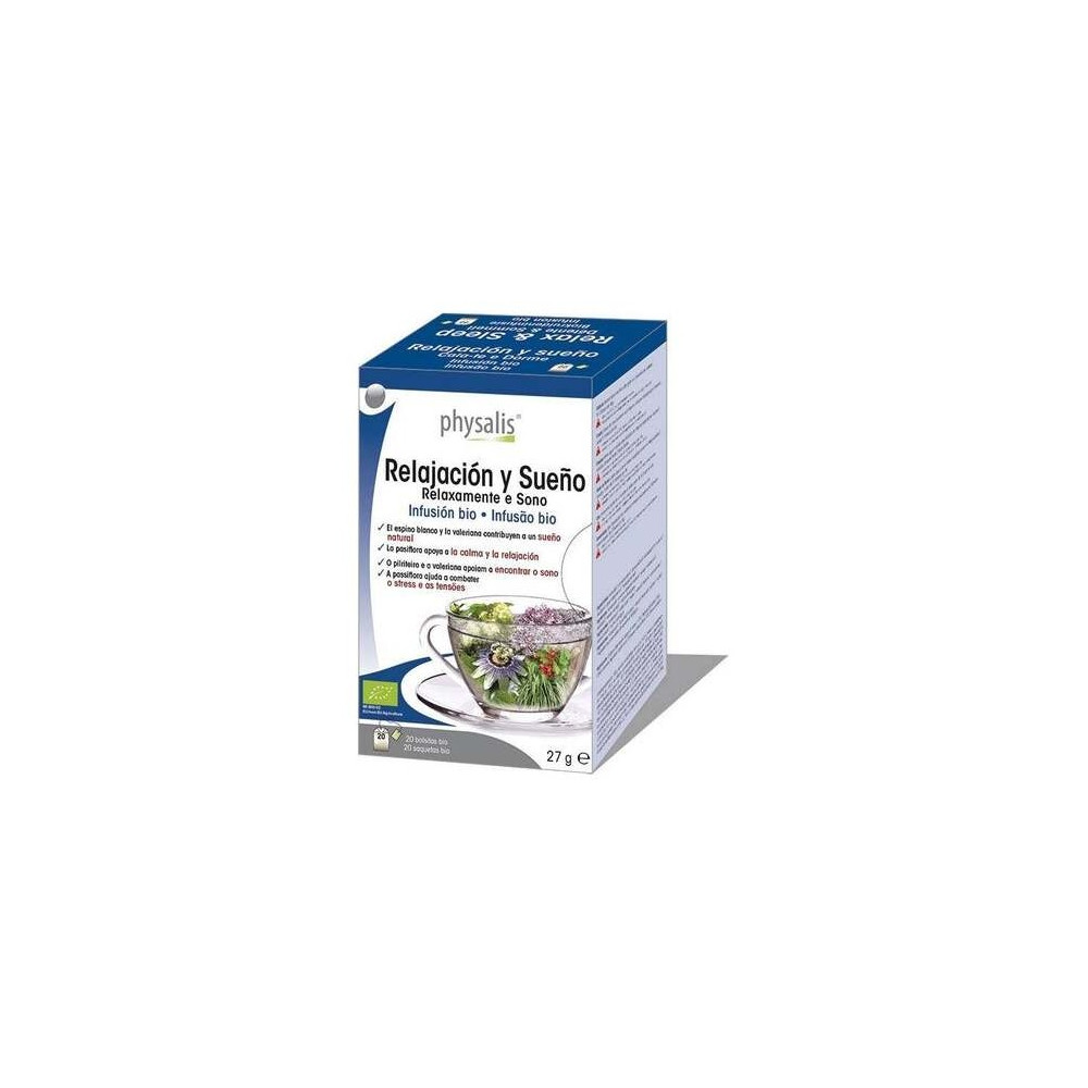 Physalis Relajacion Y Sueño Infusion Bio 20 Filtros