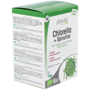 Physalis Chlorella Y Espirulina Bio 200Comp