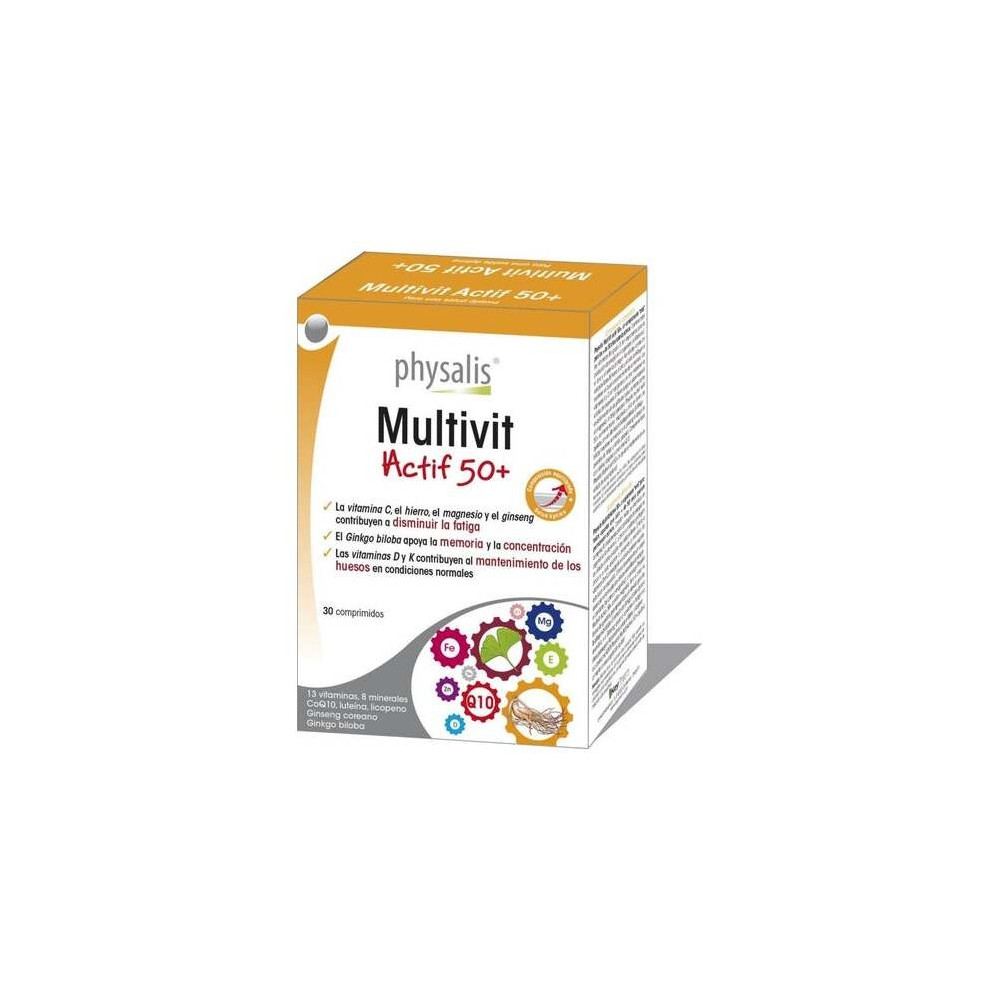 Physalis Multivit Actif 50+ 30Comp