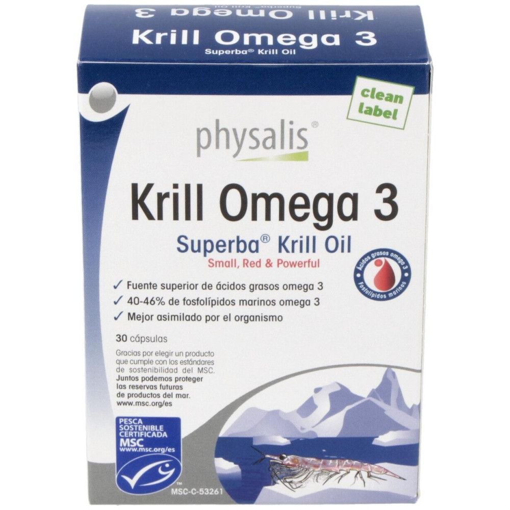 Physalis Krill Omega 3 30Caps