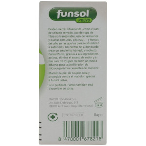 Funsol Desodorante En Polvo Pies 60G