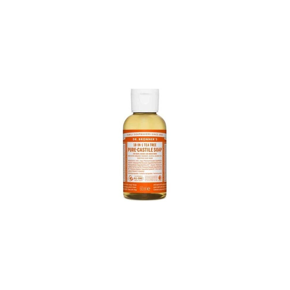 Dr. Bronner'S Jabón Líquido Árbol Del Té Bio 60Ml