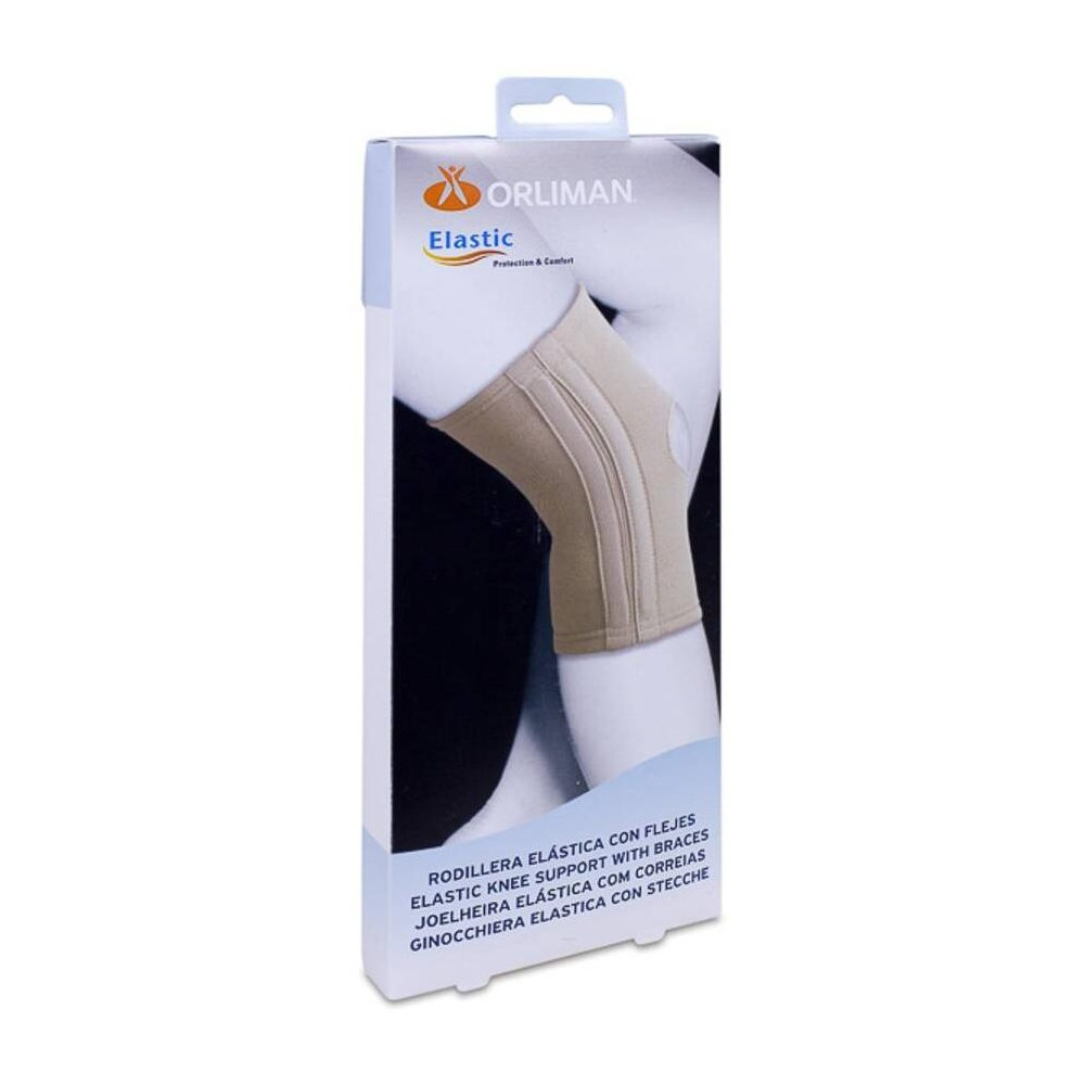 Orliman Rodillera Elástica Con Flejes Tn-211 Talla 2 36-41, 1 Unidad