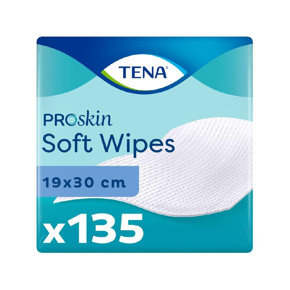 Tena Soft Wipe Toallitas Celulosa Limpiadora 135Un