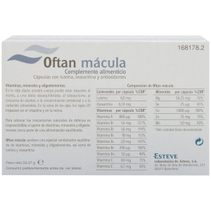 Oftan Mácula Complemento Alimenticio Salud Ocular