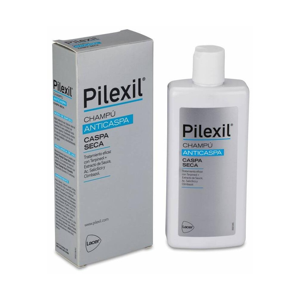 Pilexil Champú Caspa Seca, 300 Ml