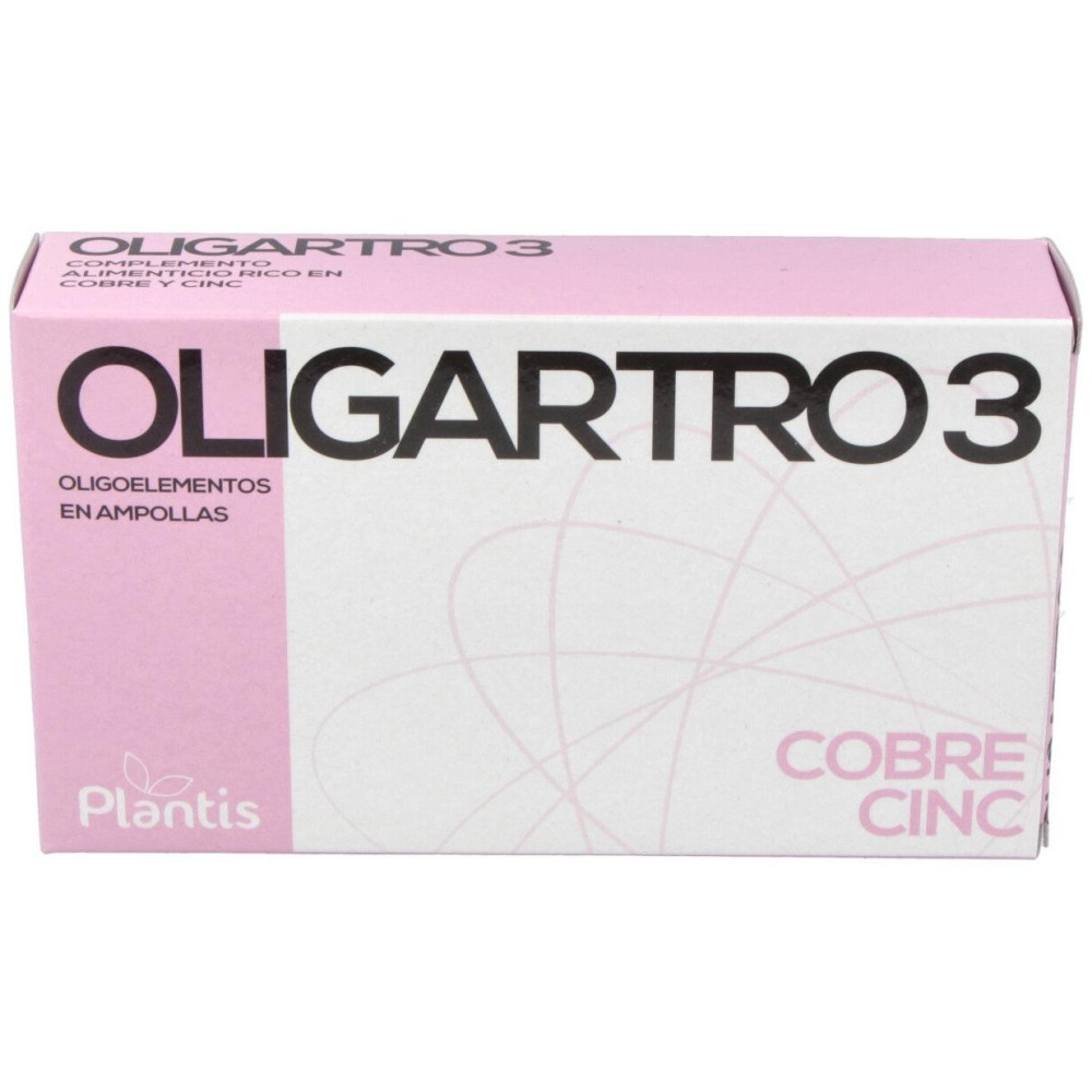 Artesania Agricola Oligartro 3 Cu Zn 20 Ampollas