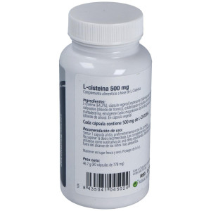 L-Cisteína 60 Cápsulas 500Mg Por Cápsula