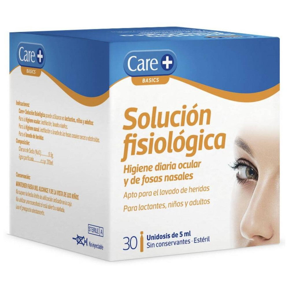 Care+ Solución Fisiológica 30 Unidosis 5Ml