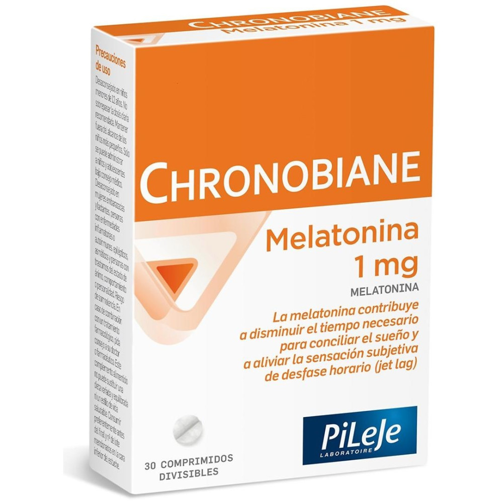 Pileje Chronobiane Melatonina 1Mg 30 Comprimidos