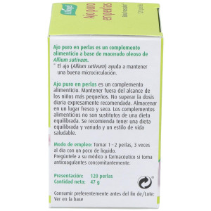 A. Vogel Ajo Puro En Perlas 120Uds