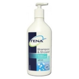 Tena Shampoo Y Shower, 500 Ml