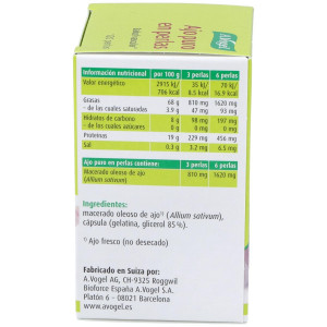 A. Vogel Ajo Puro En Perlas 120Uds