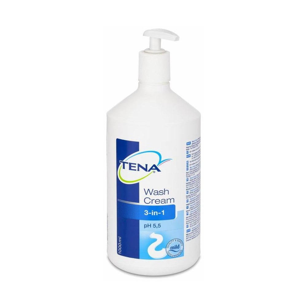 Tena Was Proskin Crema Limpiadora 3 En 1 1000Ml
