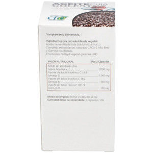 Aceite Chia Colestop (Salvia Hispanica) 60Perlas