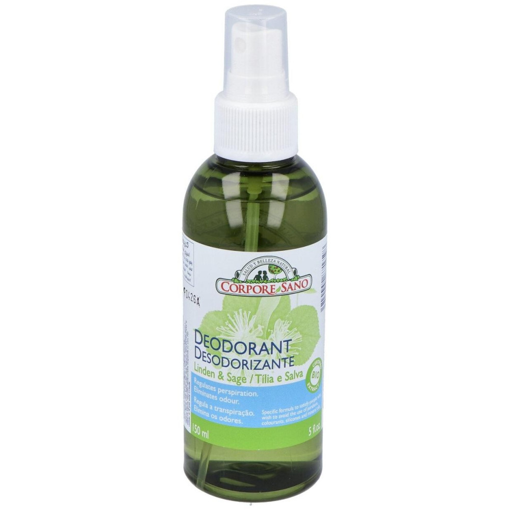 Corpore Sano Desodorante Spray Tilo Y Salvia Bio 150Ml