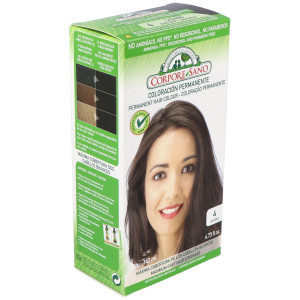 Corpore Sano Tinte Permanente Nº 4 Castaño140Ml