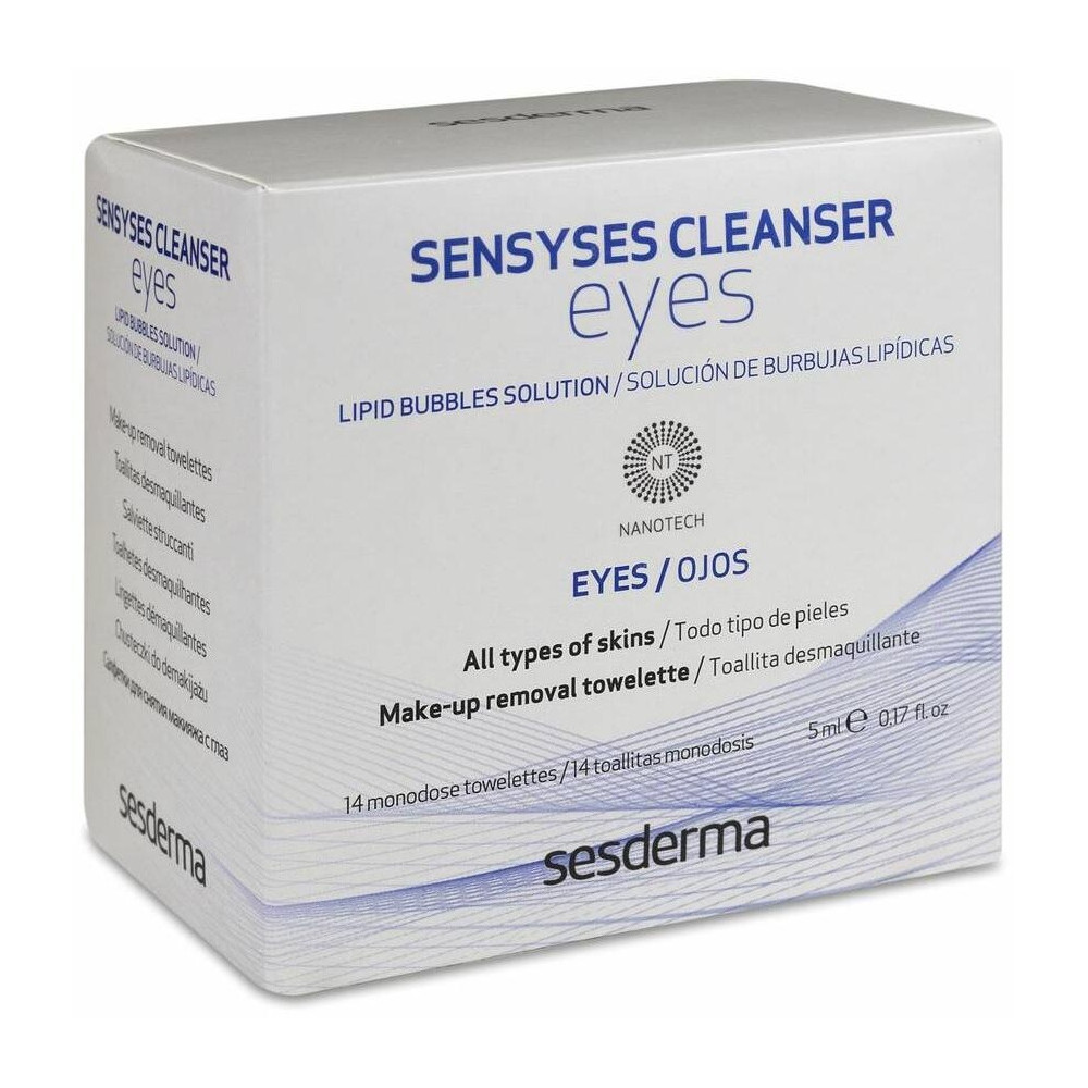 Sesderma Sensyses Cleanser Eyes Toallitas Desmaquillantes 14Uds