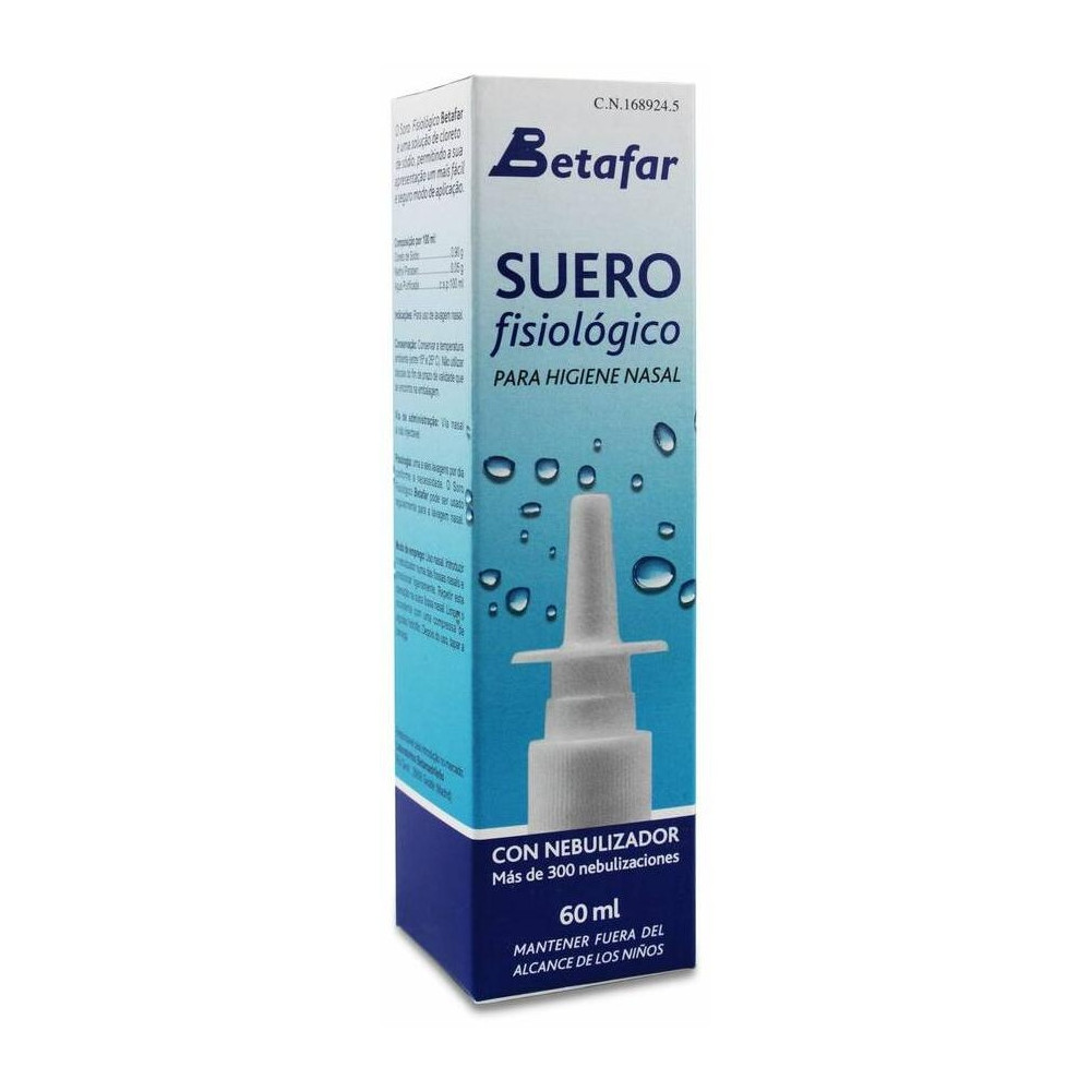 Betafar Suero Fisiológico Con Nebulizador, 60 Ml