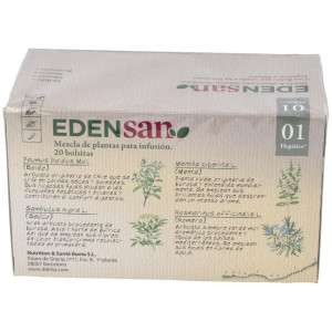 Edensan 01 Filtros Infusiones 20Uds