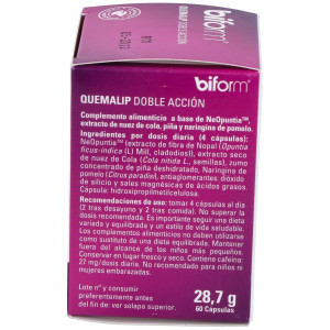 Biform Quemalip Doble Acción 60Cáps
