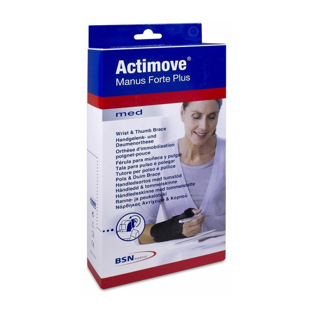 Actimove Manus Forte Plus Med Muñequera Izquierda S/M 1Ud