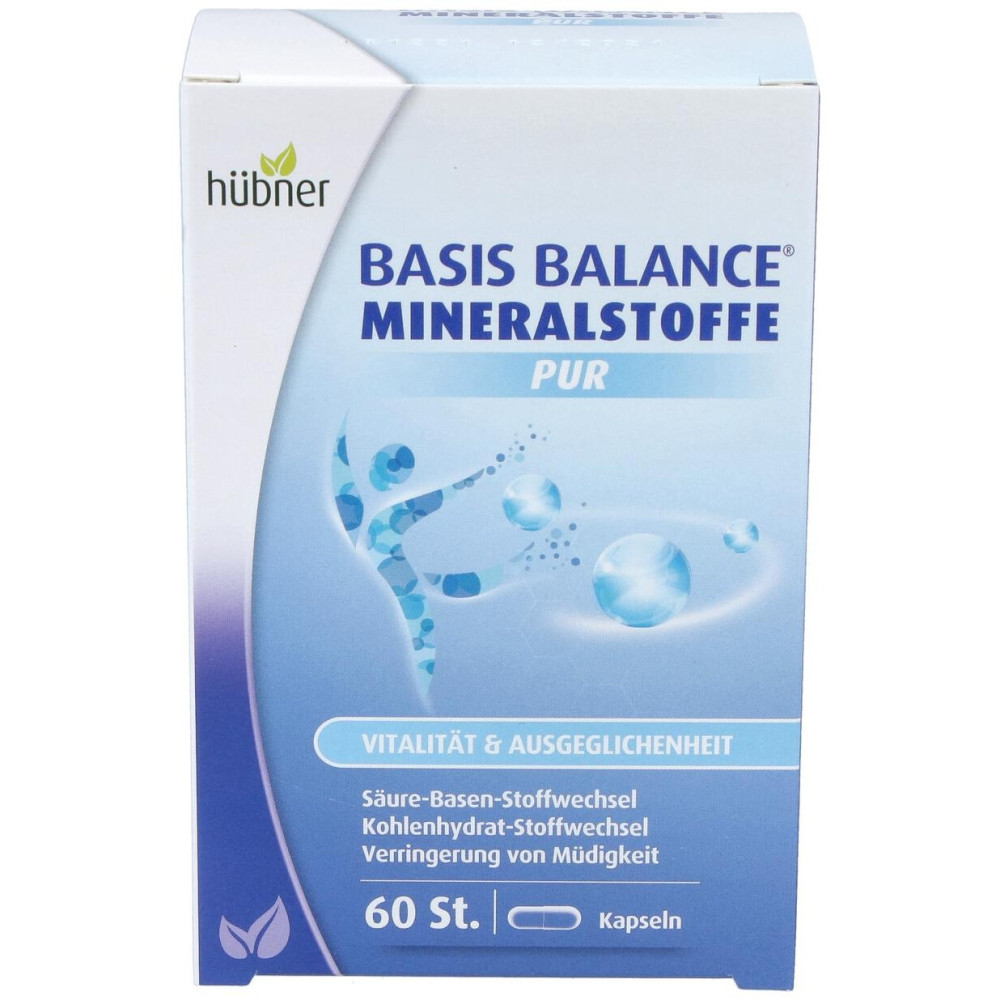 Hübner Basis Balance Minerales Puros 60Caps