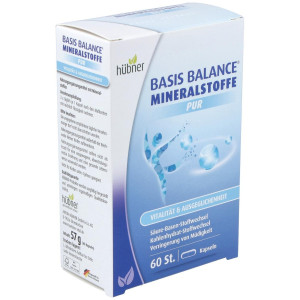 Hübner Basis Balance Minerales Puros 60Caps