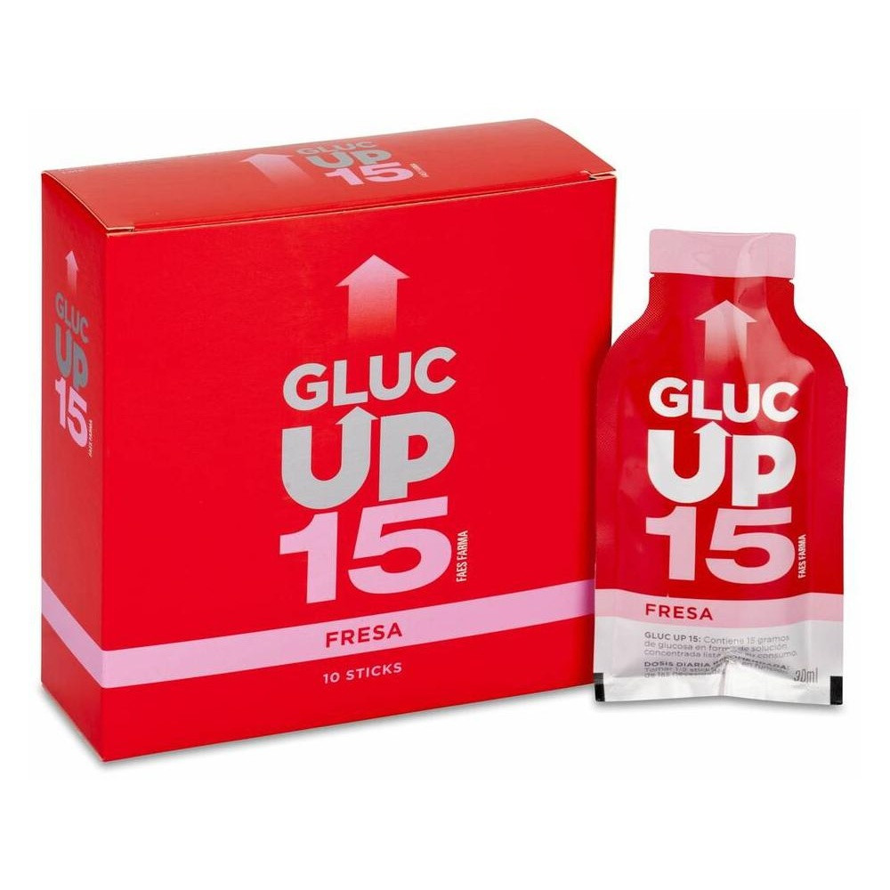Gluc Up Fresa 15 Gr X 10 Sticks De 30 Ml