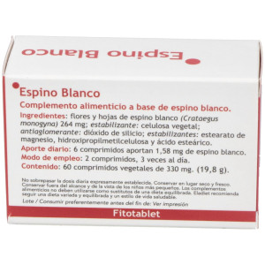 Fitotablet Espino Blanco 60Comp.