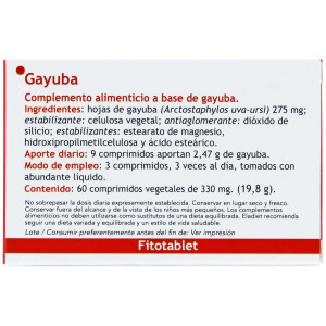 Fitotablet Gayuba 60Comp.