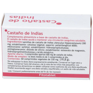 Fitotablet Castaño De Indias 60Comp.