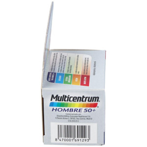 Multicentrum Hombre 50+, 30 Comprimidos