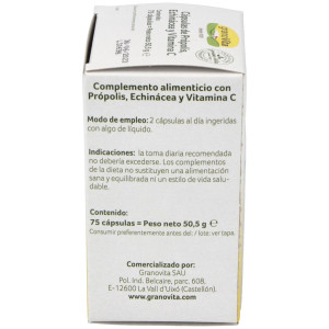 Granovita Capsulas Resfriado 75 Cap 250 Mg