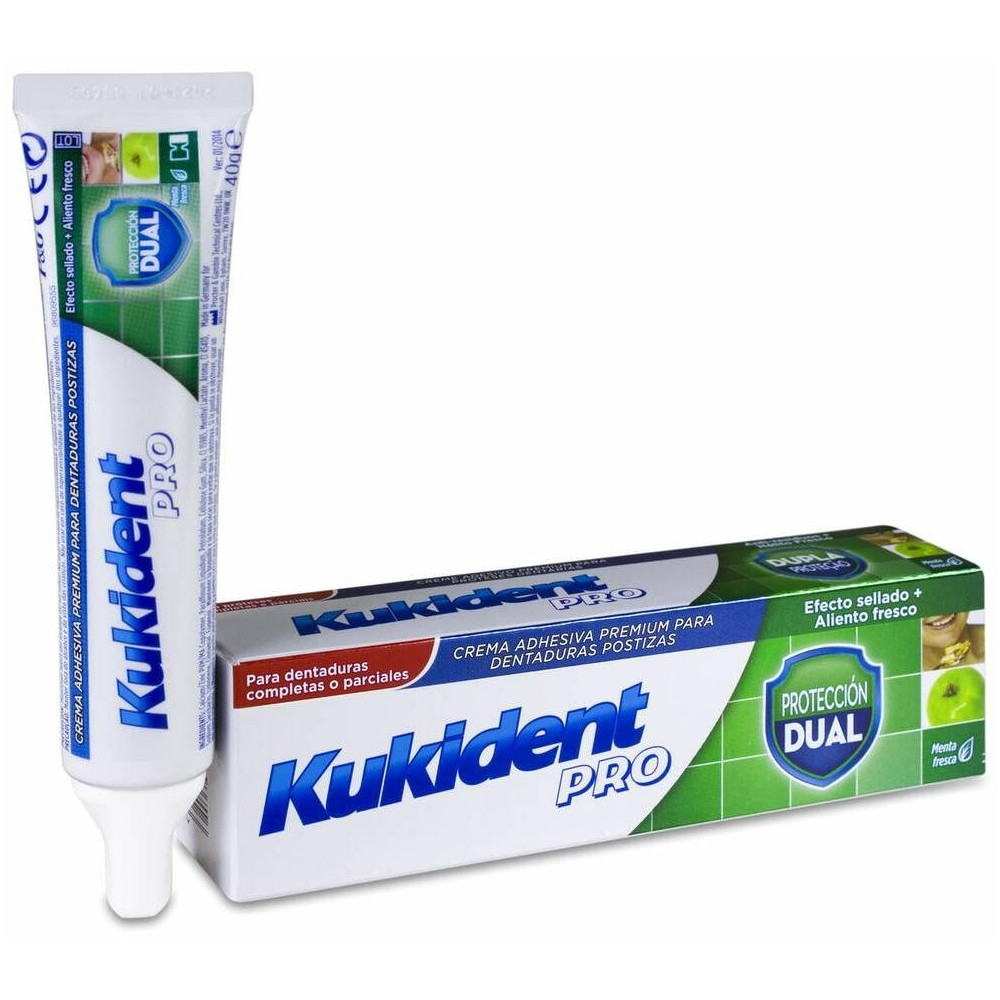 Kukident Pro Crema Adhesiva Premium Para Dentadura Postiza, 40 G