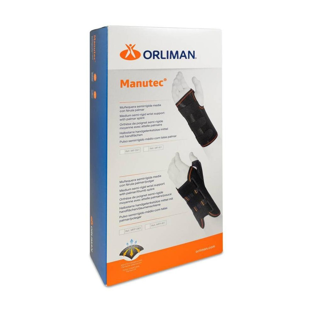 Orliman Muñeq. Inmov. Pulgar Y Palmar Derecha T-2 15-17Cm